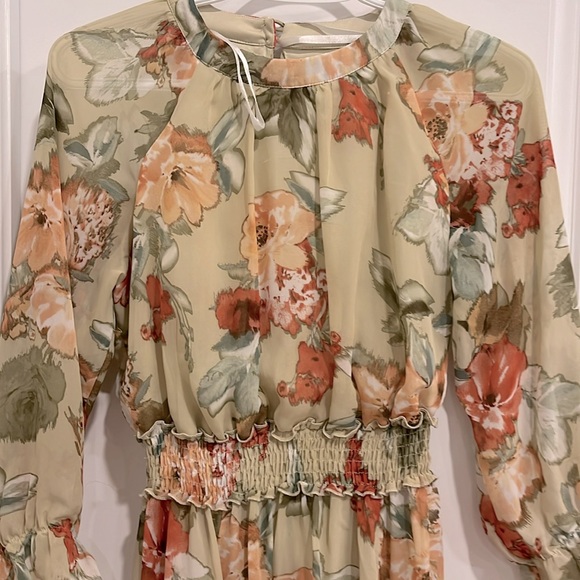 Tropical print midi dress - Picture 3 of 3